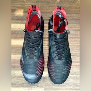 Adidas Predator 19.1 FG BC0551 Elit Black boots Cleats Men US 8.5